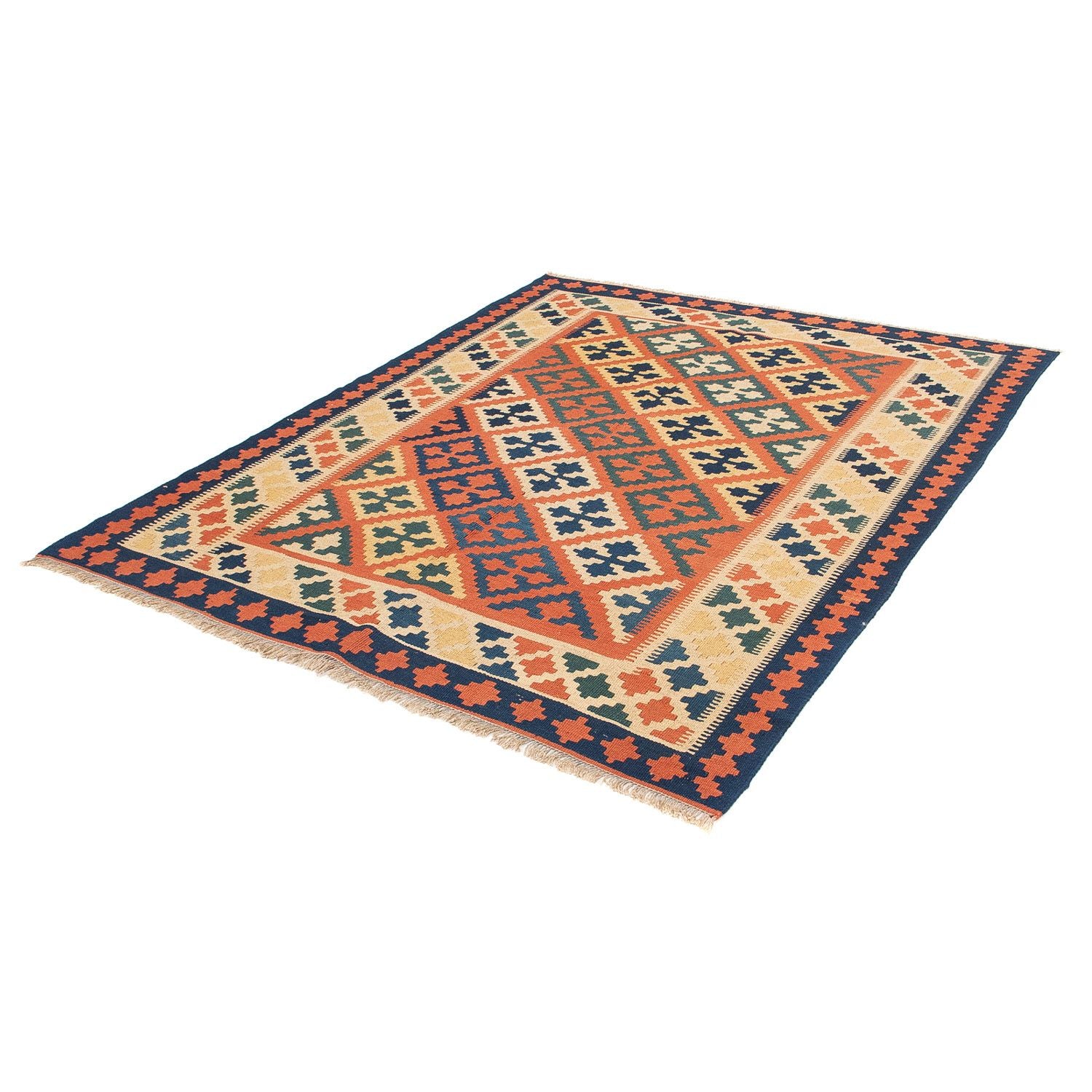 Alfombra Kelim - Oriental - 200 x 154 cm - marrón
