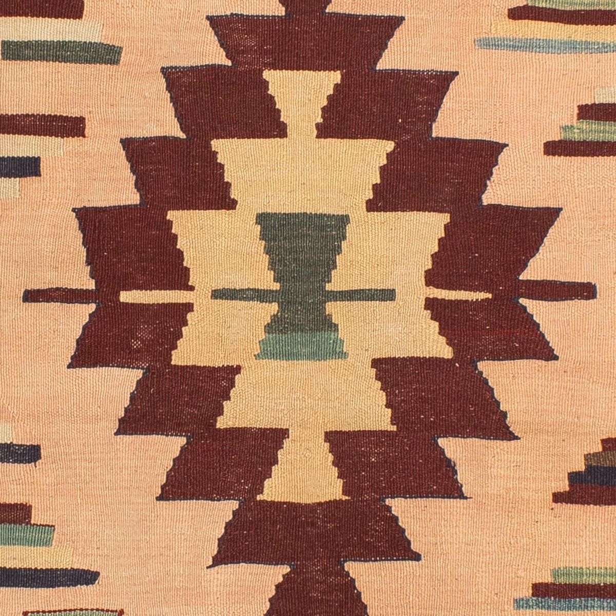 Alfombra Kelim - Oriental - 158 x 120 cm - marrón claro
