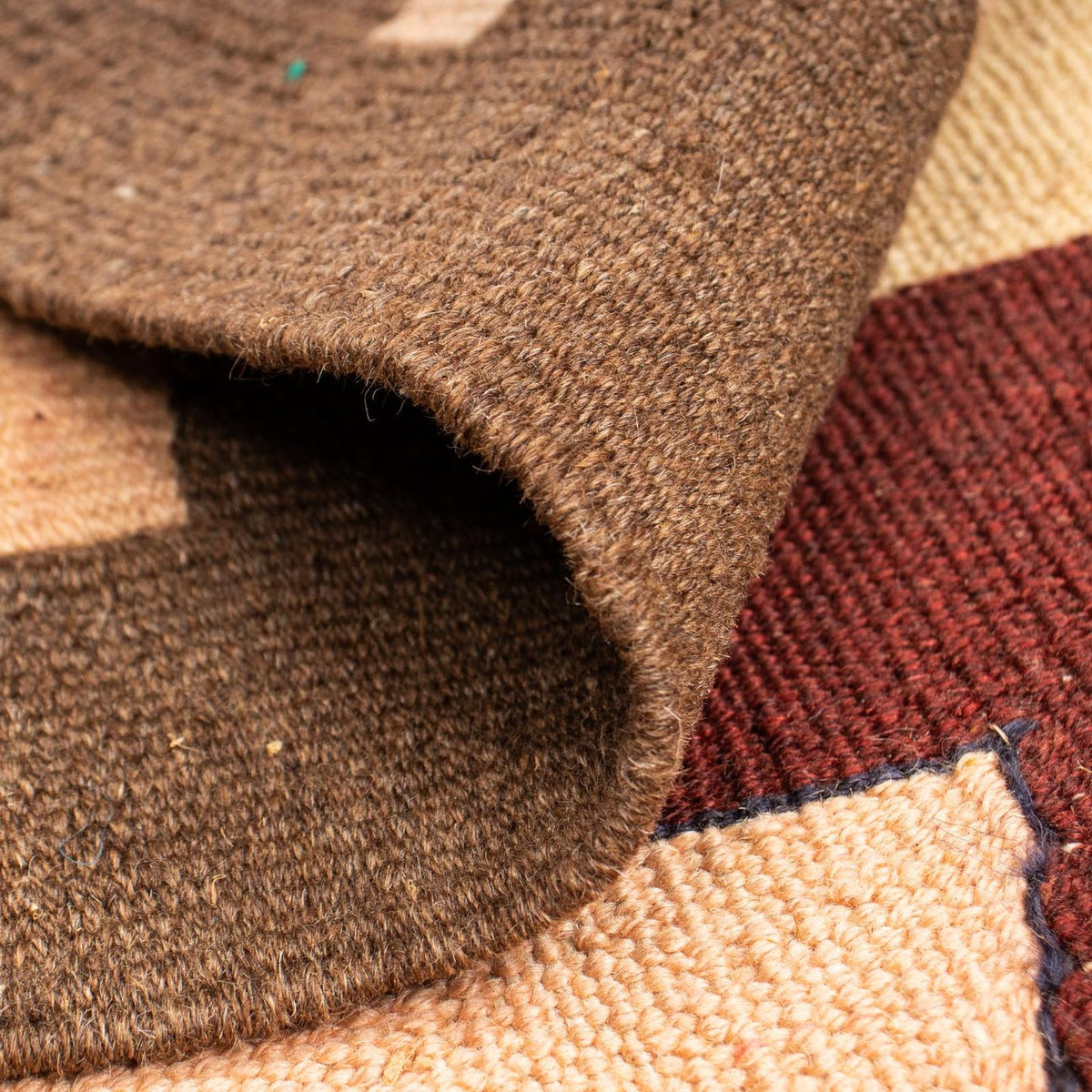 Alfombra Kelim - Oriental - 158 x 120 cm - marrón claro