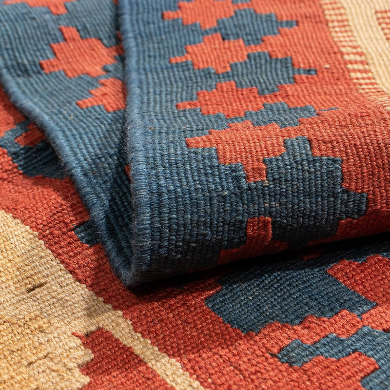 Alfombra Kelim - Oriental - 181 x 155 cm - rojo oscuro