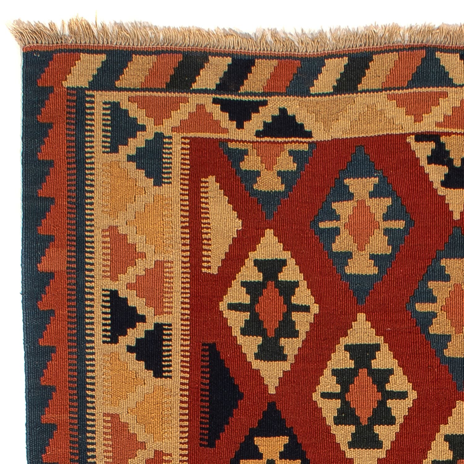 Alfombra Kelim - Oriental - 200 x 153 cm - óxido
