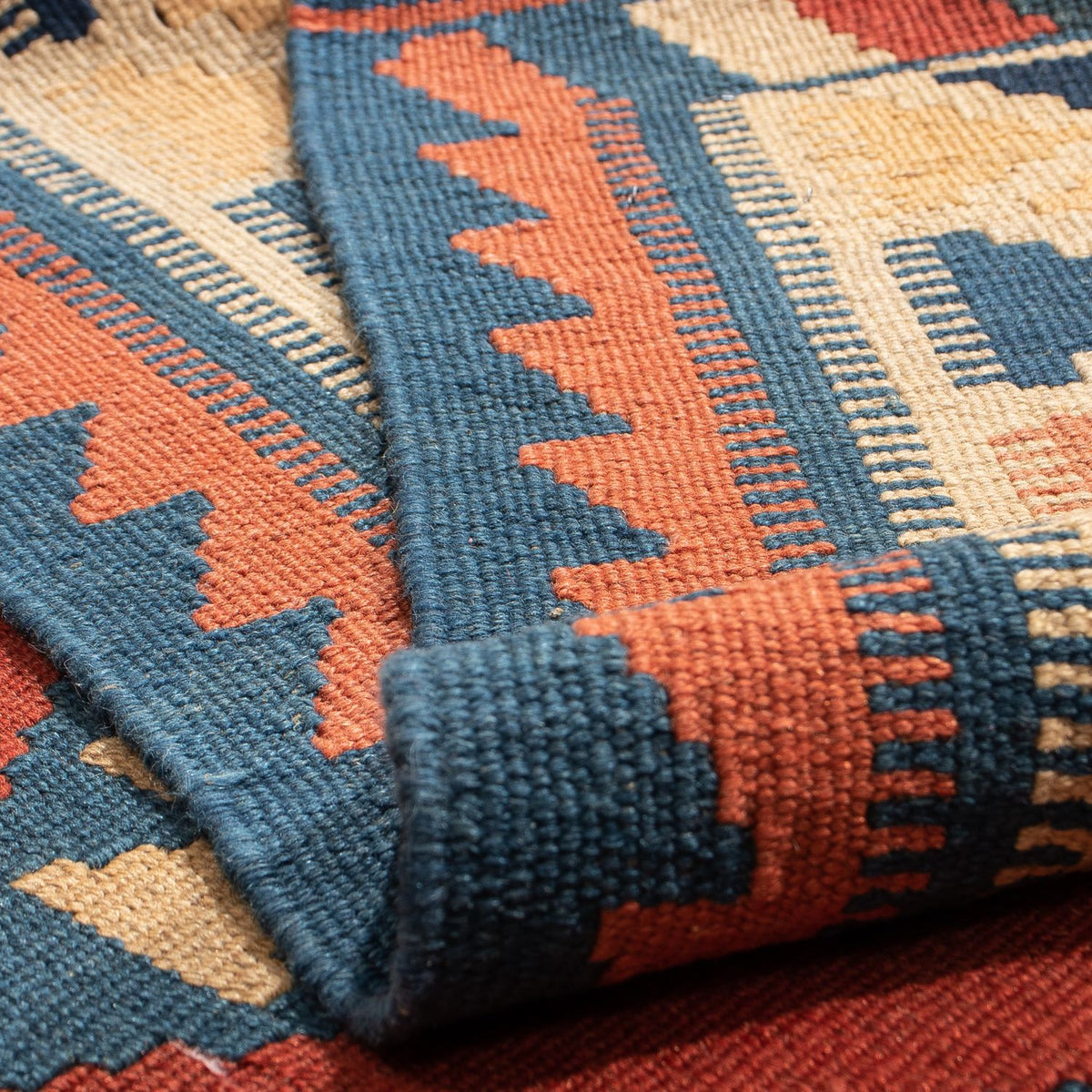 Alfombra Kelim - Oriental - 200 x 153 cm - óxido