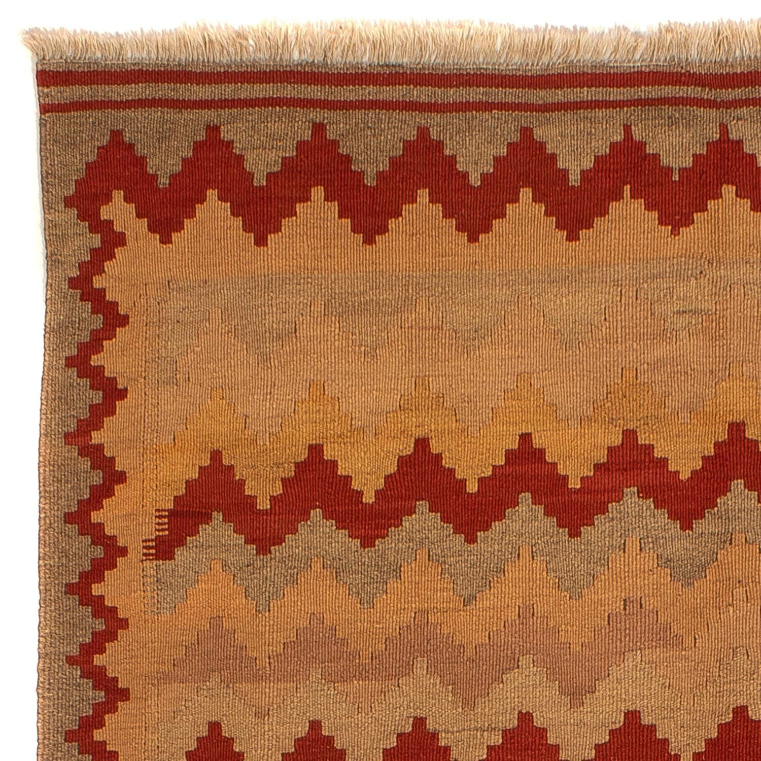 Alfombra Kelim - Oriental - 214 x 144 cm - marrón