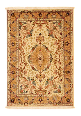 Alfombra Persa - Tabriz - Real - 148 x 101 cm - beige