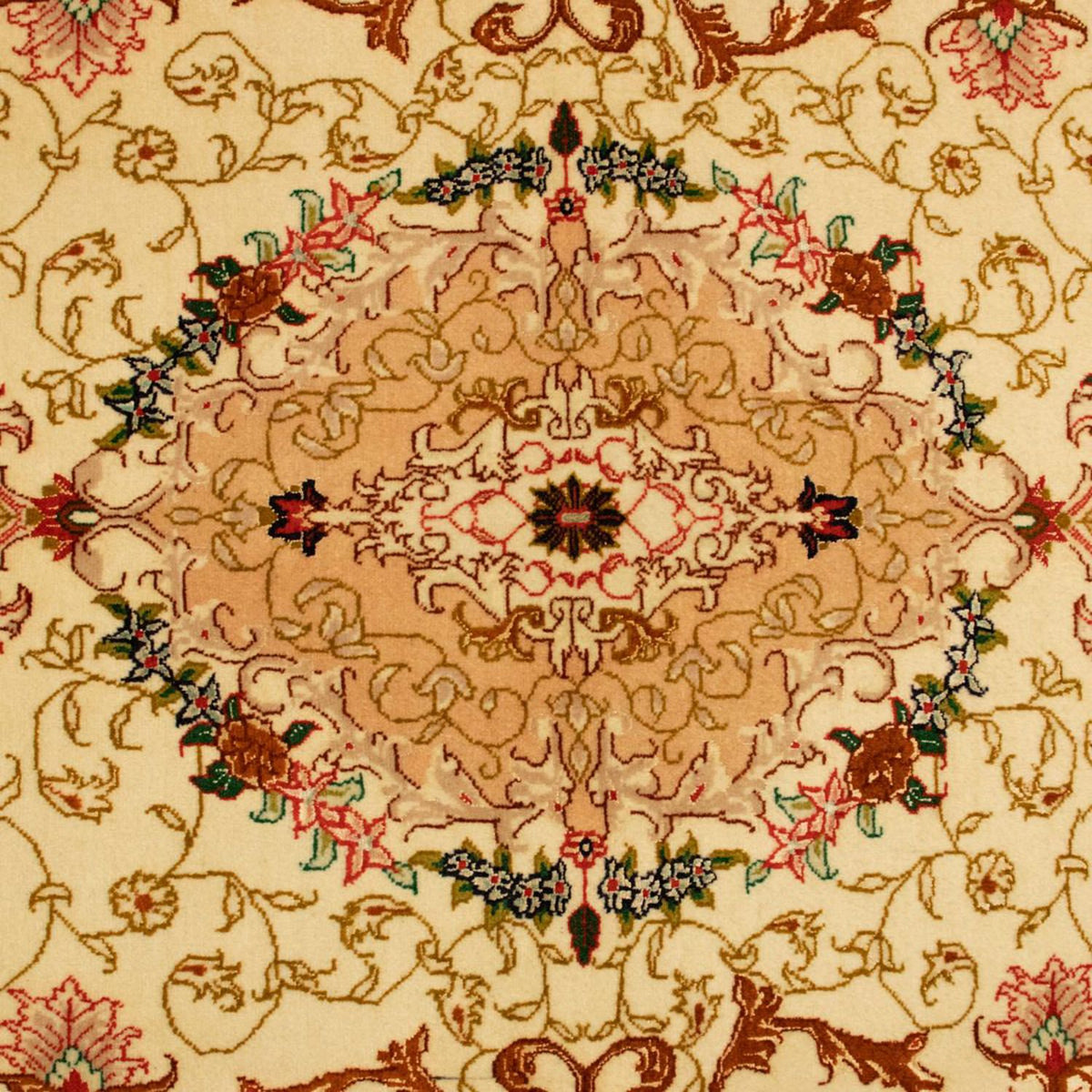 Alfombra Persa - Tabriz - Real - 148 x 101 cm - beige