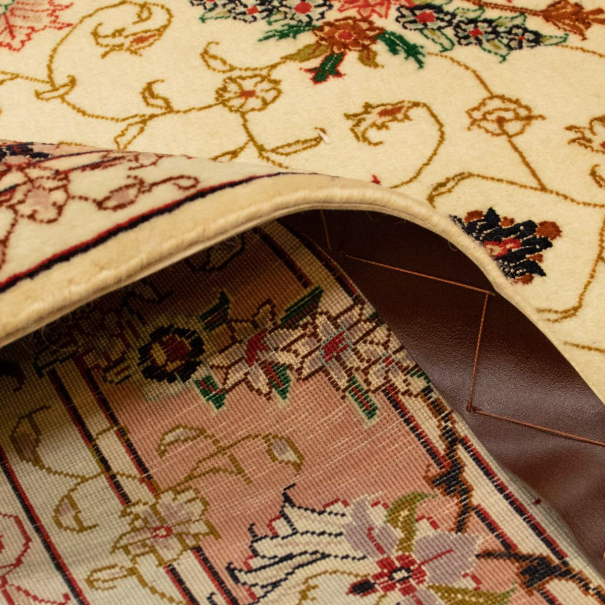 Alfombra Persa - Tabriz - Real - 148 x 101 cm - beige