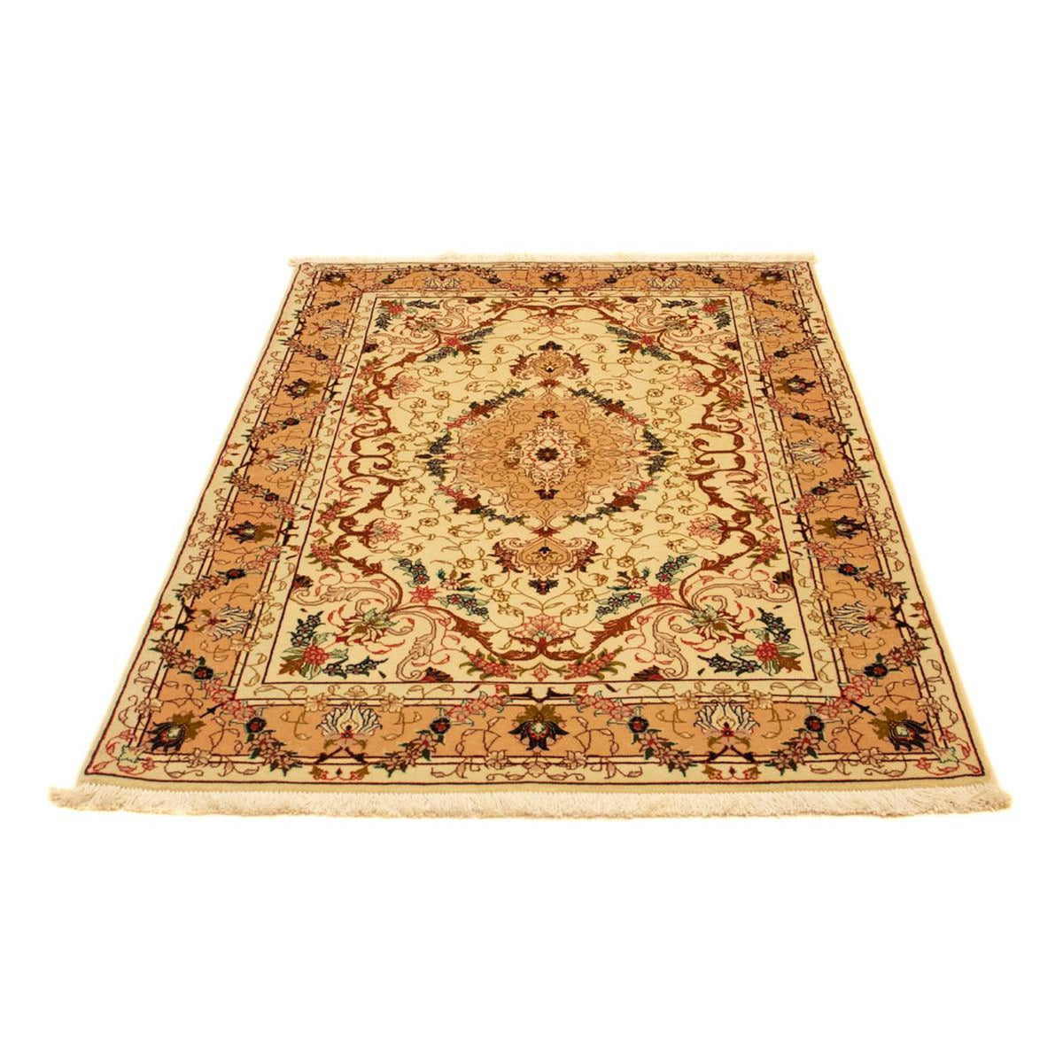 Alfombra Persa - Tabriz - Real - 148 x 101 cm - beige