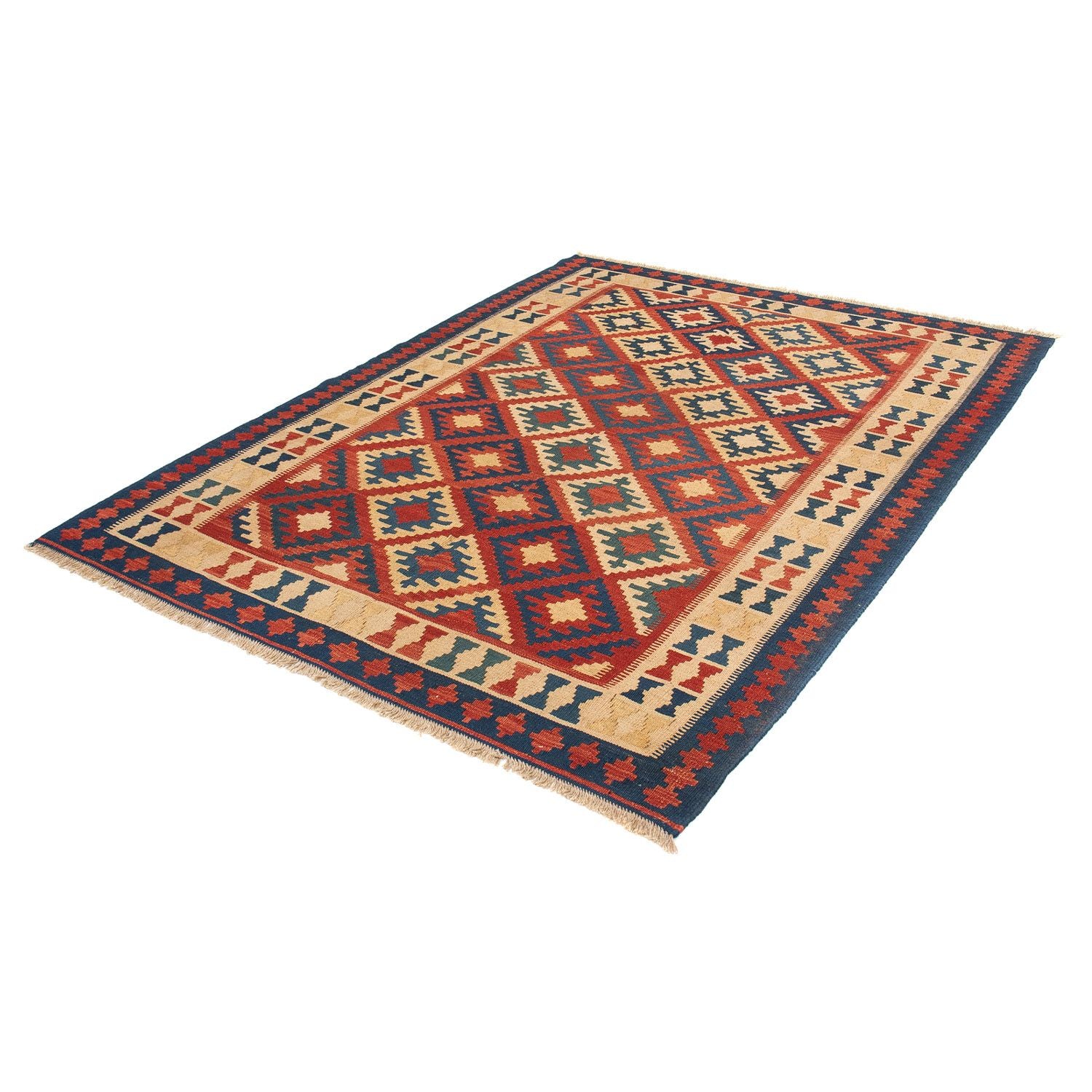 Alfombra Kelim - Oriental - 215 x 150 cm - multicolor