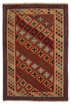 Alfombra Kelim - Oriental - 210 x 158 cm - multicolor