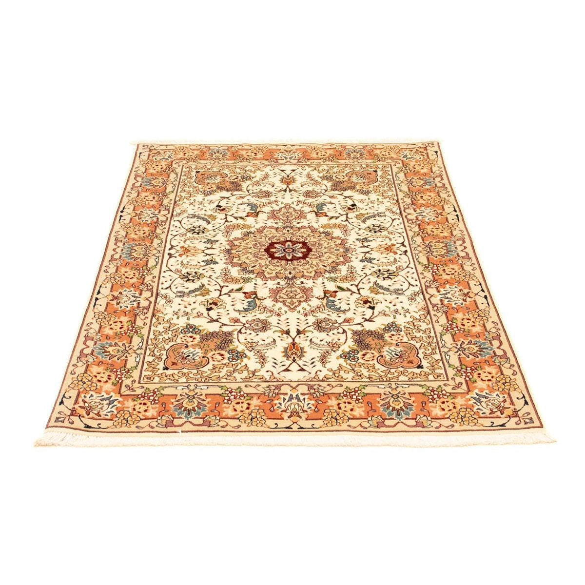 Alfombra Persa - Tabriz - Real - 154 x 103 cm - beige