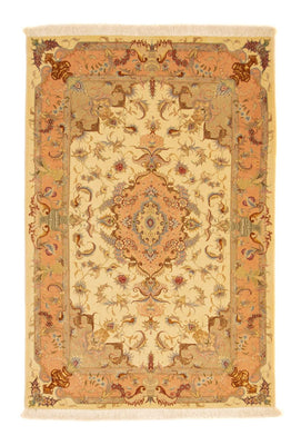 Alfombra Persa - Tabriz - Real - 150 x 100 cm - beige