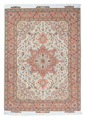 Alfombra Persa - Tabriz - Real - 201 x 150 cm - beige