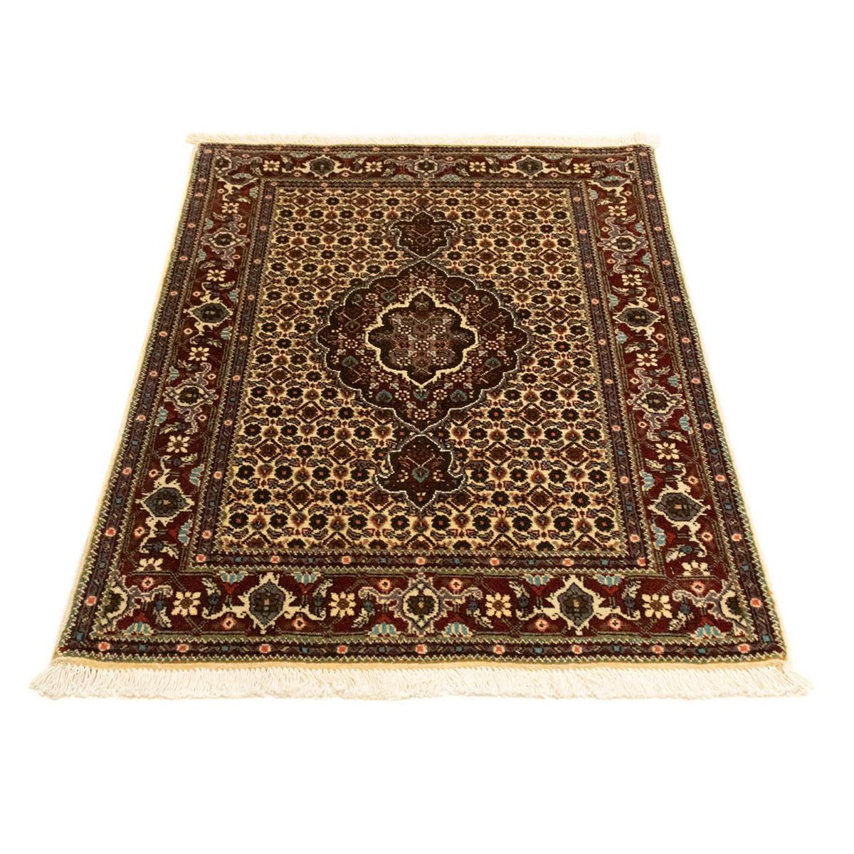 Alfombra Persa - Tabriz - Real - 117 x 76 cm - beige