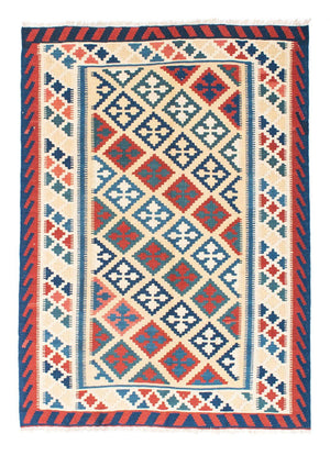 Alfombra Kelim - Oriental - 195 x 152 cm - beige