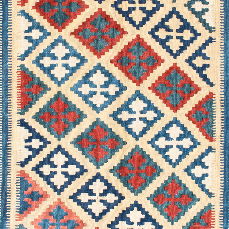 Alfombra Kelim - Oriental - 195 x 152 cm - beige