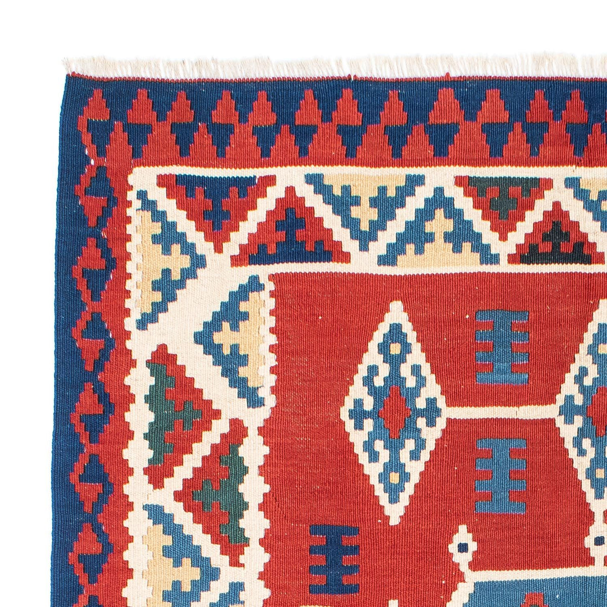 Alfombra Kelim - Oriental - 208 x 160 cm - rojo