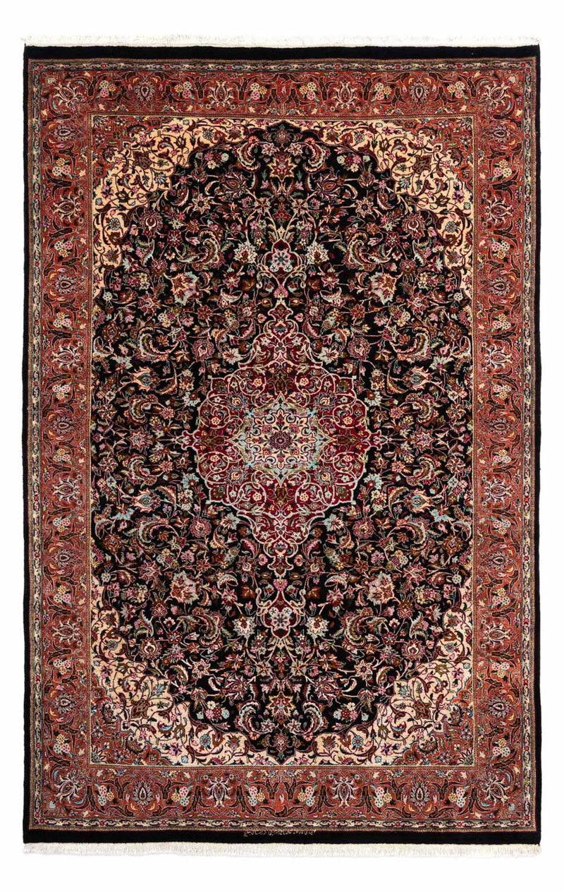 Alfombra Persa - Tabriz - Real - 311 x 205 cm - azul oscuro
