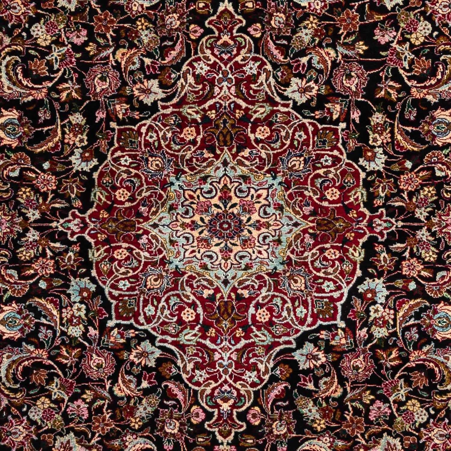 Alfombra Persa - Tabriz - Real - 311 x 205 cm - azul oscuro