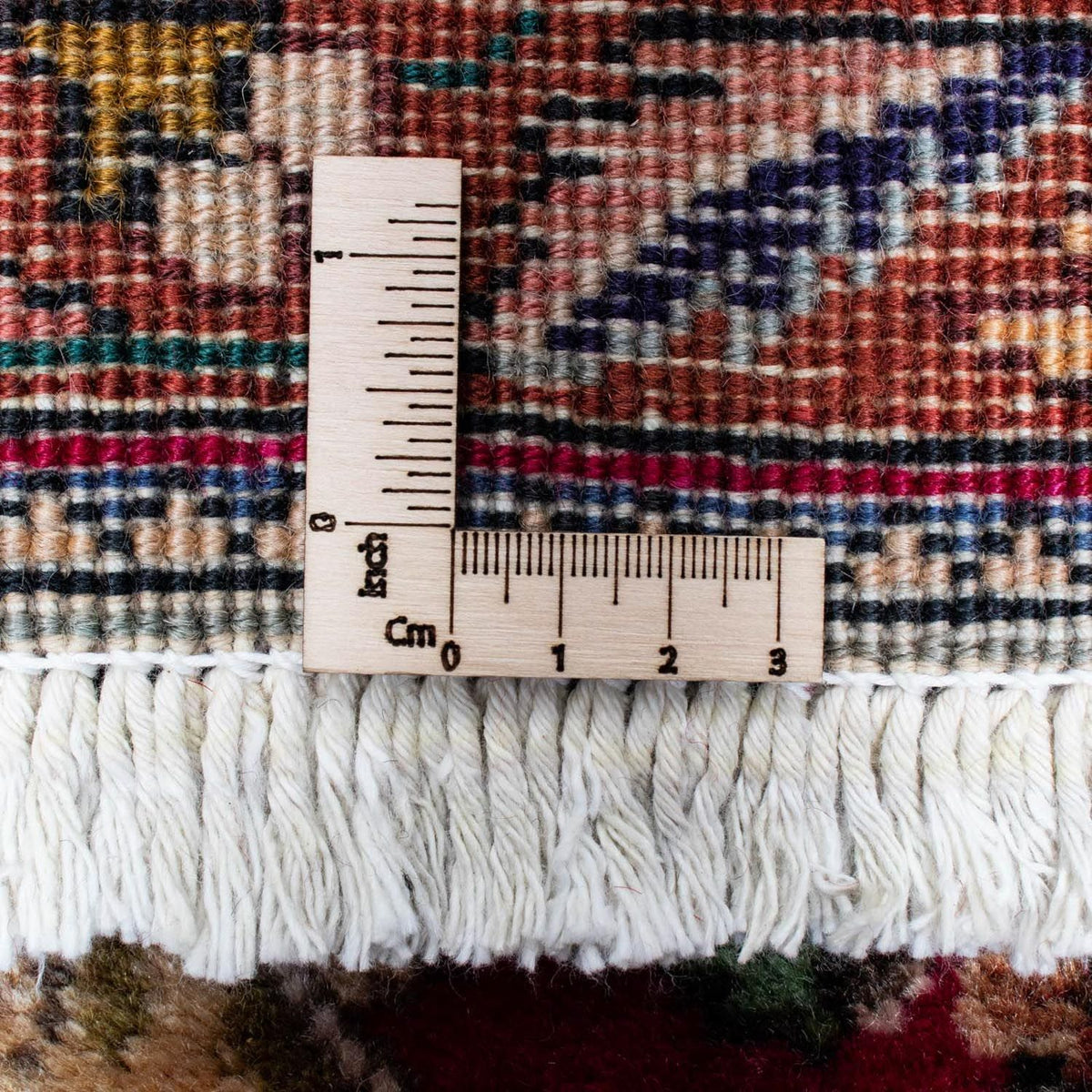 Alfombra de pasillo Alfombra persa - Tabriz - 385 x 90 cm - rojo oscuro