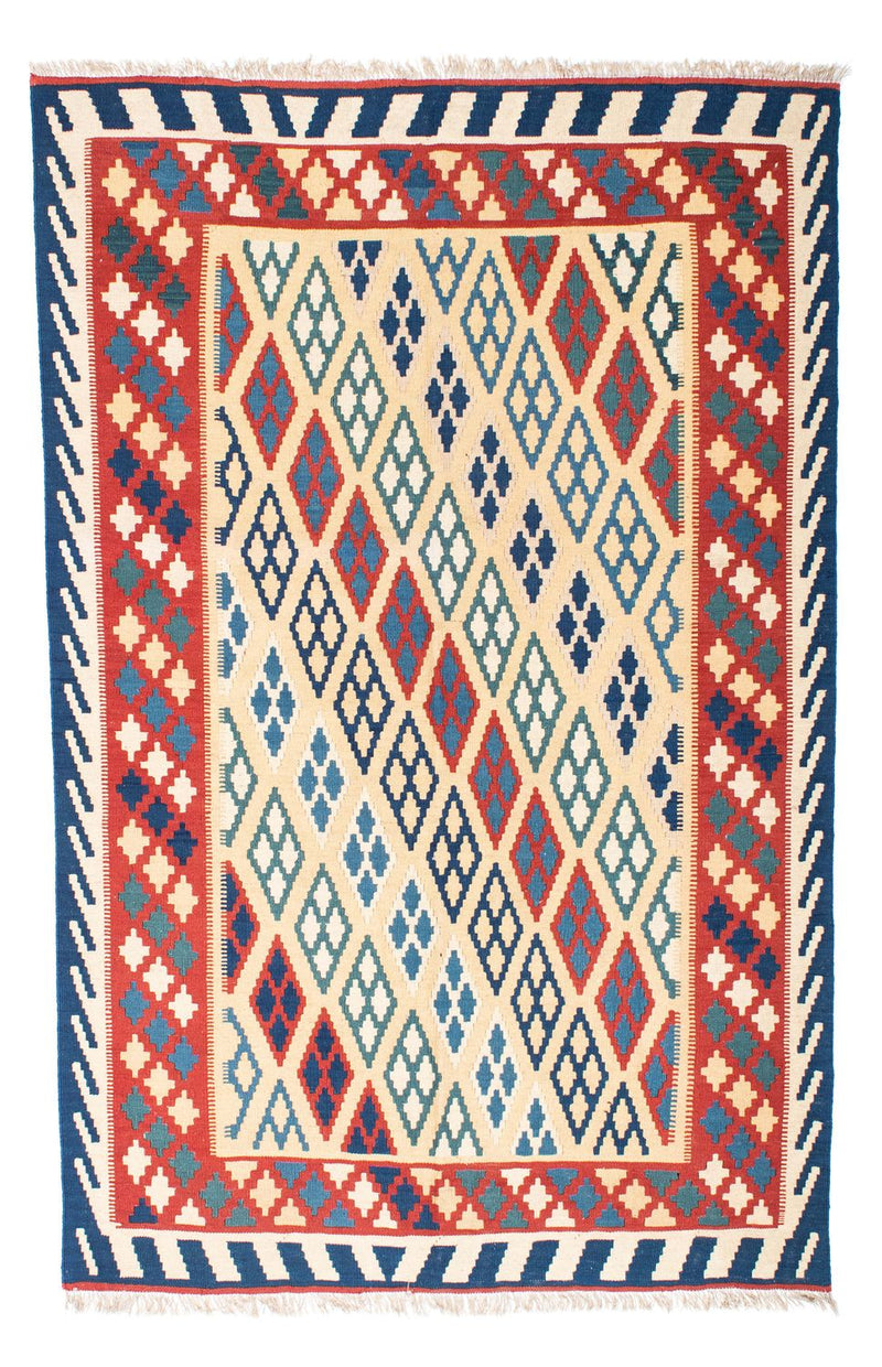 Alfombra Kelim - Oriental - 206 x 156 cm - beige