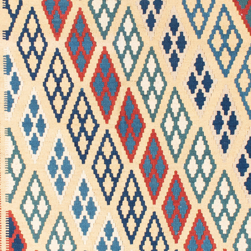 Alfombra Kelim - Oriental - 206 x 156 cm - beige