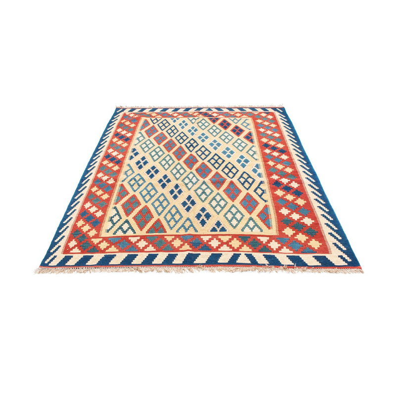 Alfombra Kelim - Oriental - 206 x 156 cm - beige