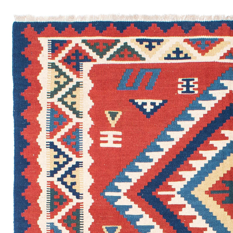 Alfombra Kelim - Oriental - 213 x 160 cm - rojo