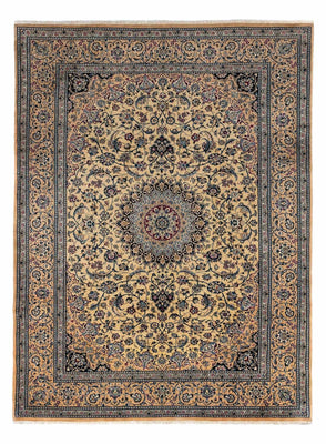 Alfombra Persa - Nain - Real - 344 x 245 cm - beige oscuro