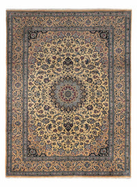 Alfombra Persa - Nain - Real - 344 x 245 cm - beige oscuro