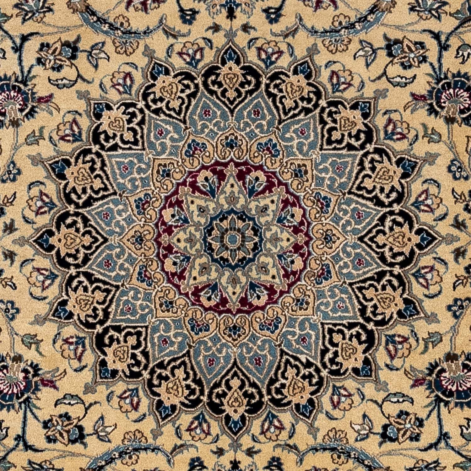 Alfombra Persa - Nain - Real - 344 x 245 cm - beige oscuro