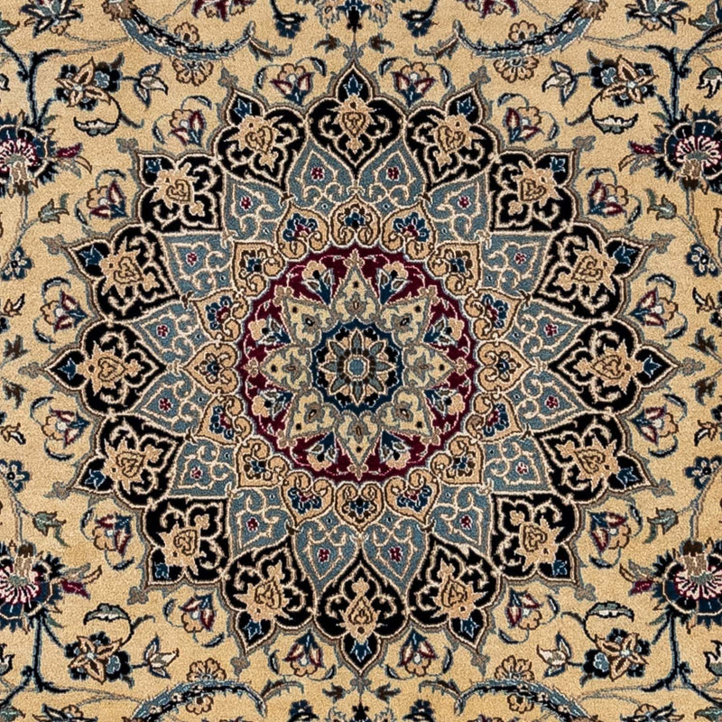 Alfombra Persa - Nain - Real - 344 x 245 cm - beige oscuro