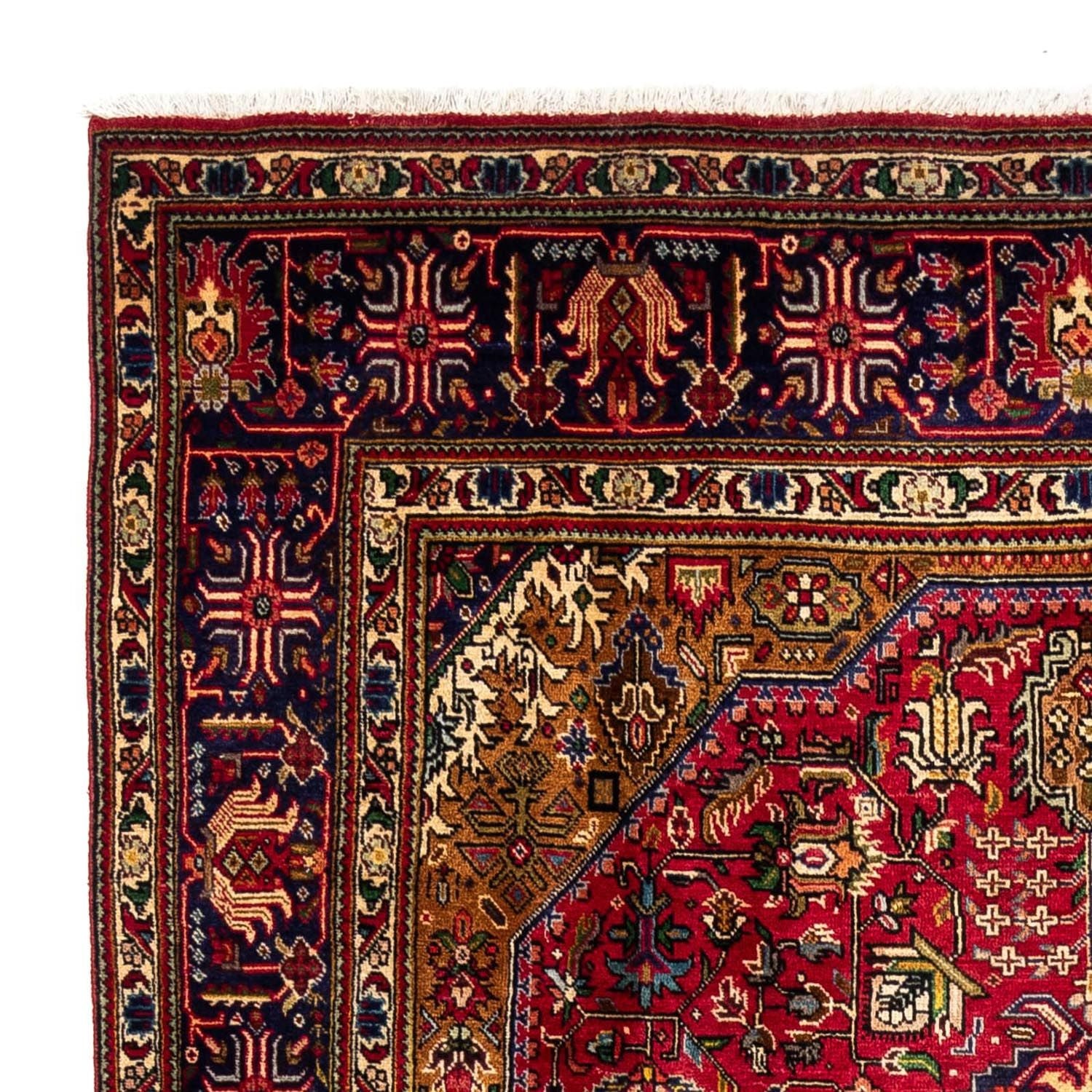 Alfombra persa - Tabriz - 322 x 197 cm - rojo