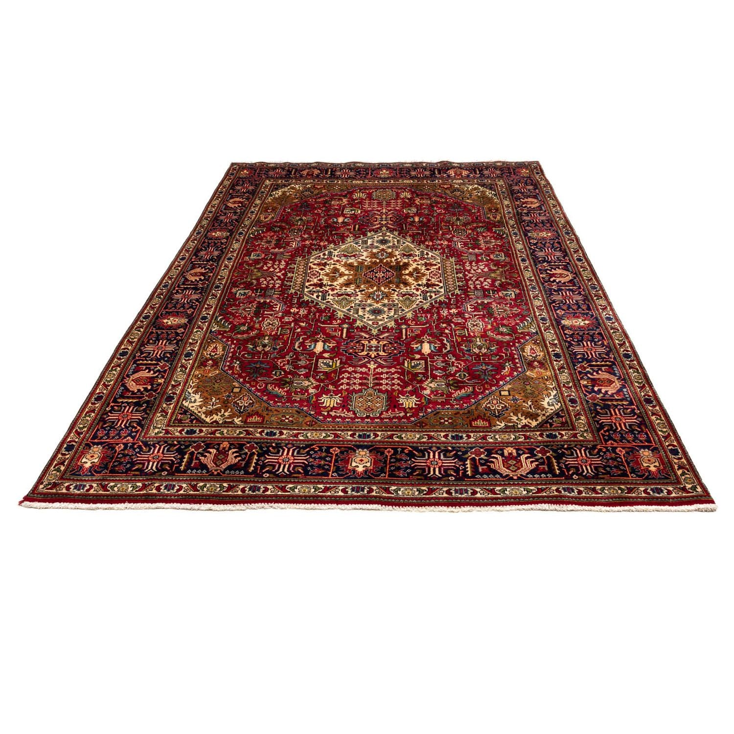 Alfombra persa - Tabriz - 322 x 197 cm - rojo