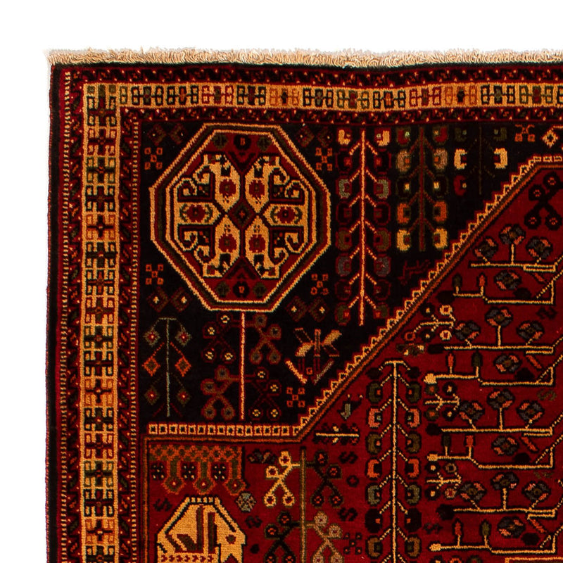 Alfombra persa - Nómada - 290 x 201 cm - rojo oscuro