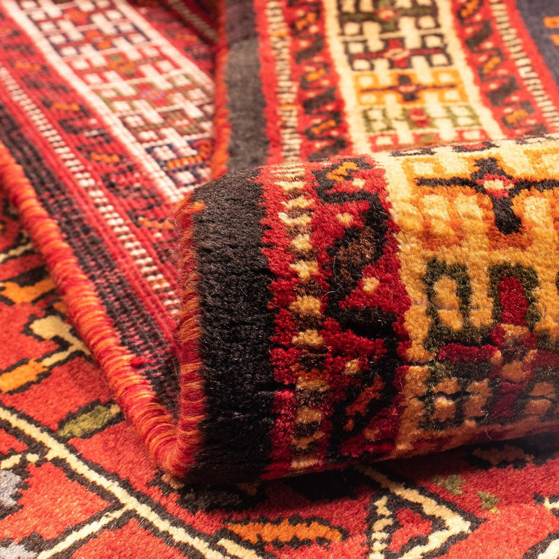Alfombra persa - Nómada - 290 x 201 cm - rojo oscuro