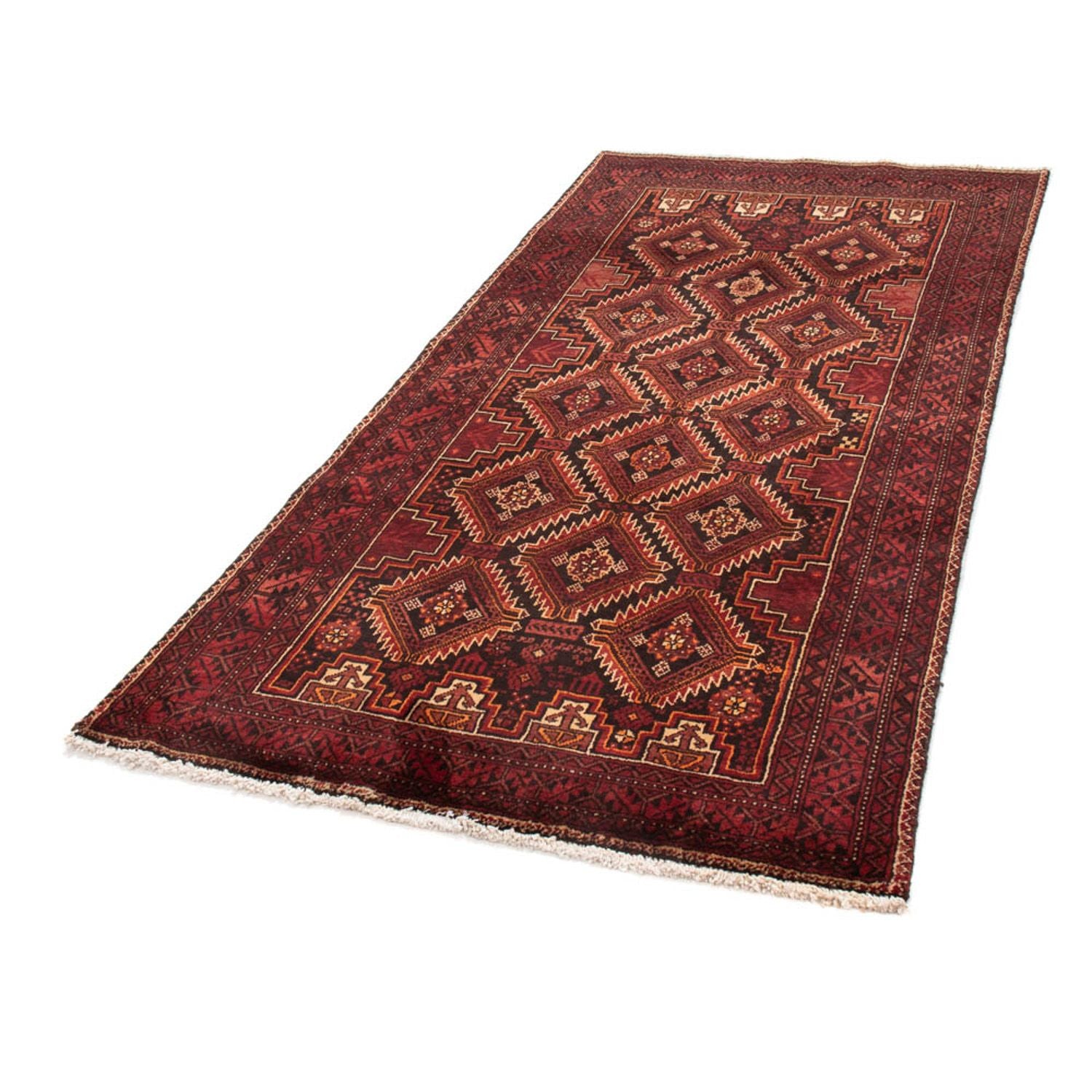 Alfombra de pasillo Alfombra Belutsch - 196 x 97 cm - multicolor
