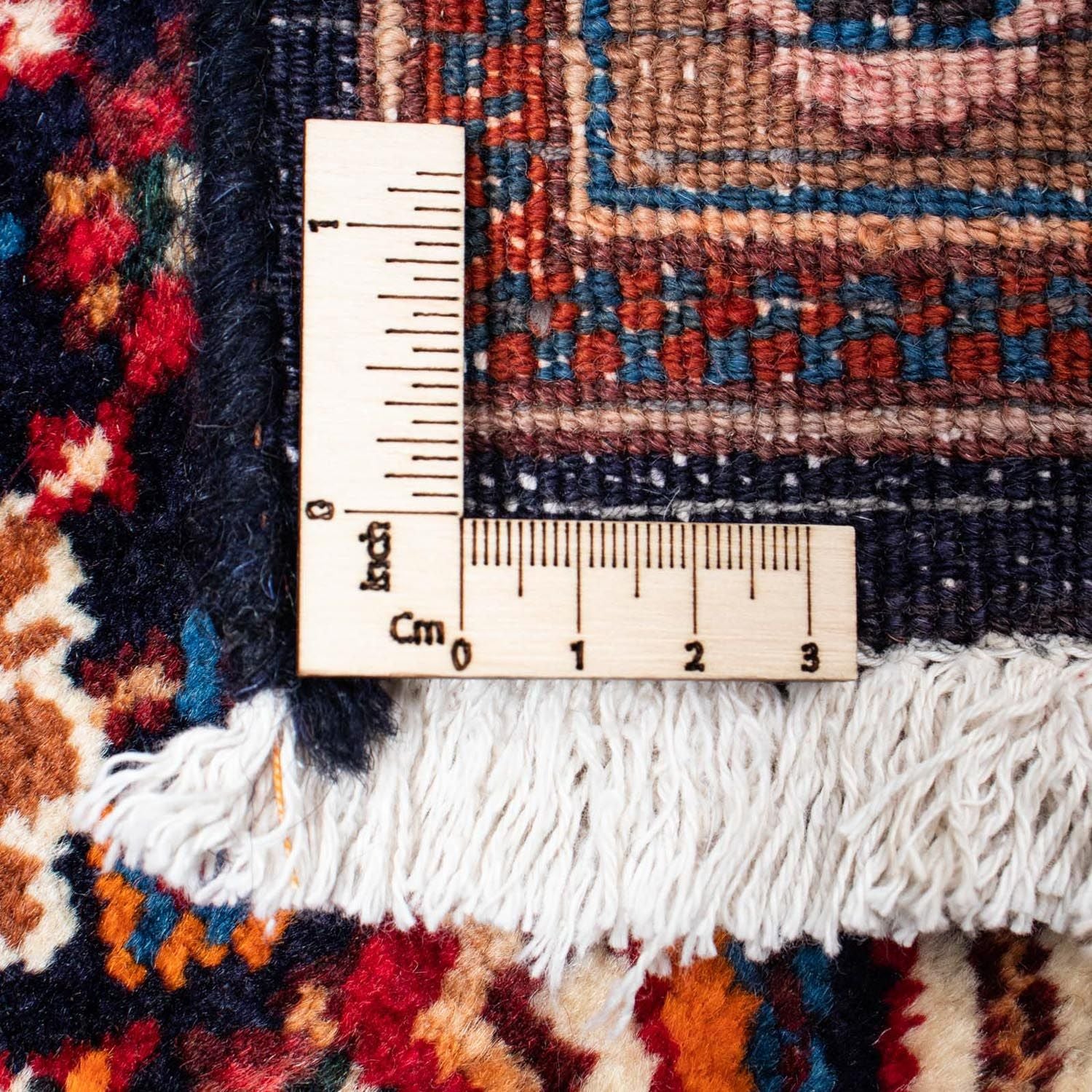 Alfombra persa - Nómada - 310 x 218 cm - azul oscuro