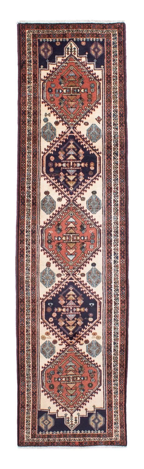 Alfombra de pasillo Alfombra persa - Nómada - 288 x 70 cm - beige