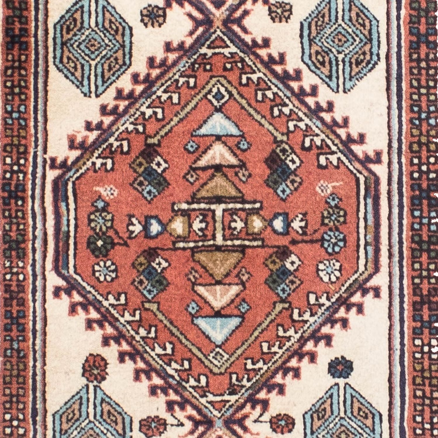 Alfombra de pasillo Alfombra persa - Nómada - 288 x 70 cm - beige