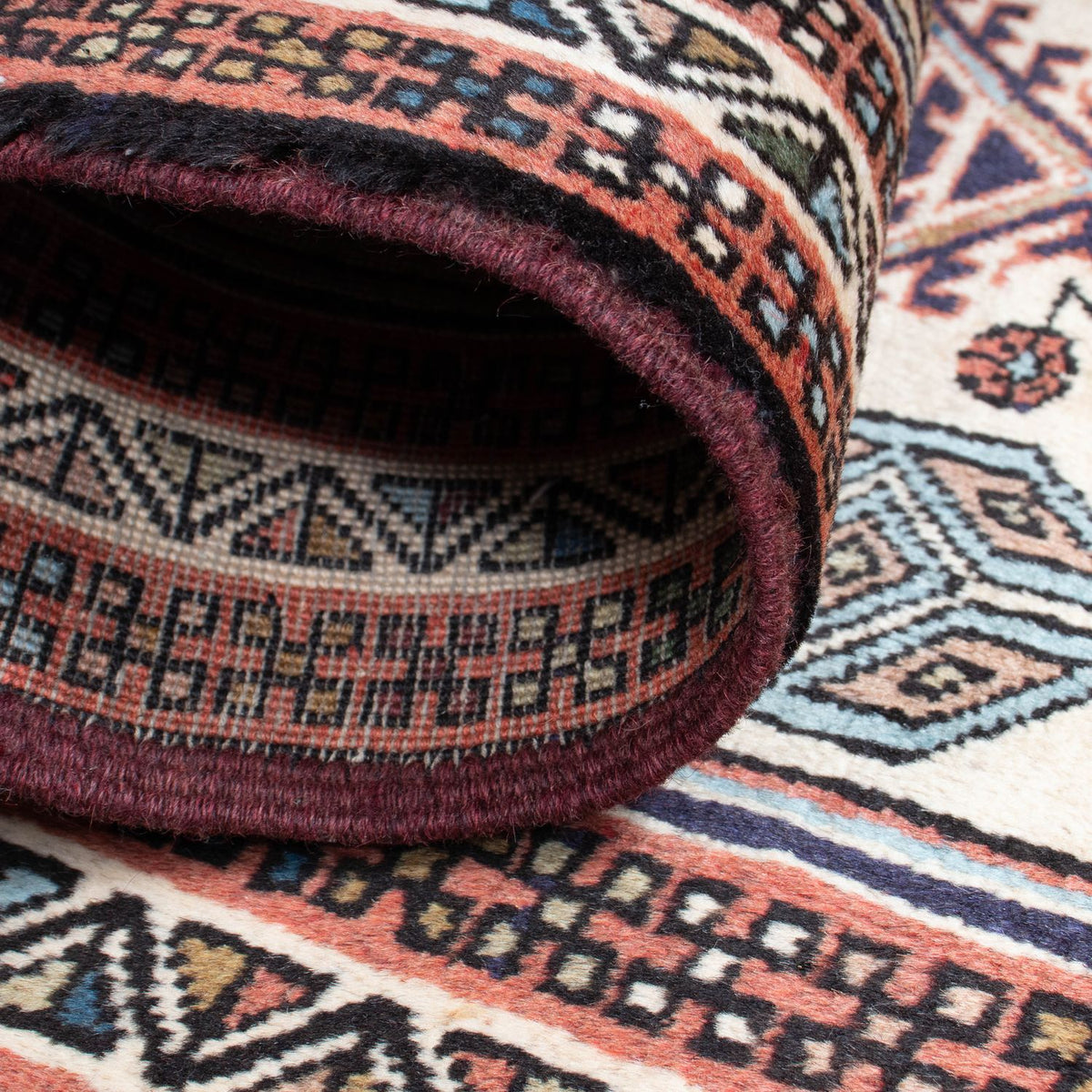 Alfombra de pasillo Alfombra persa - Nómada - 288 x 70 cm - beige