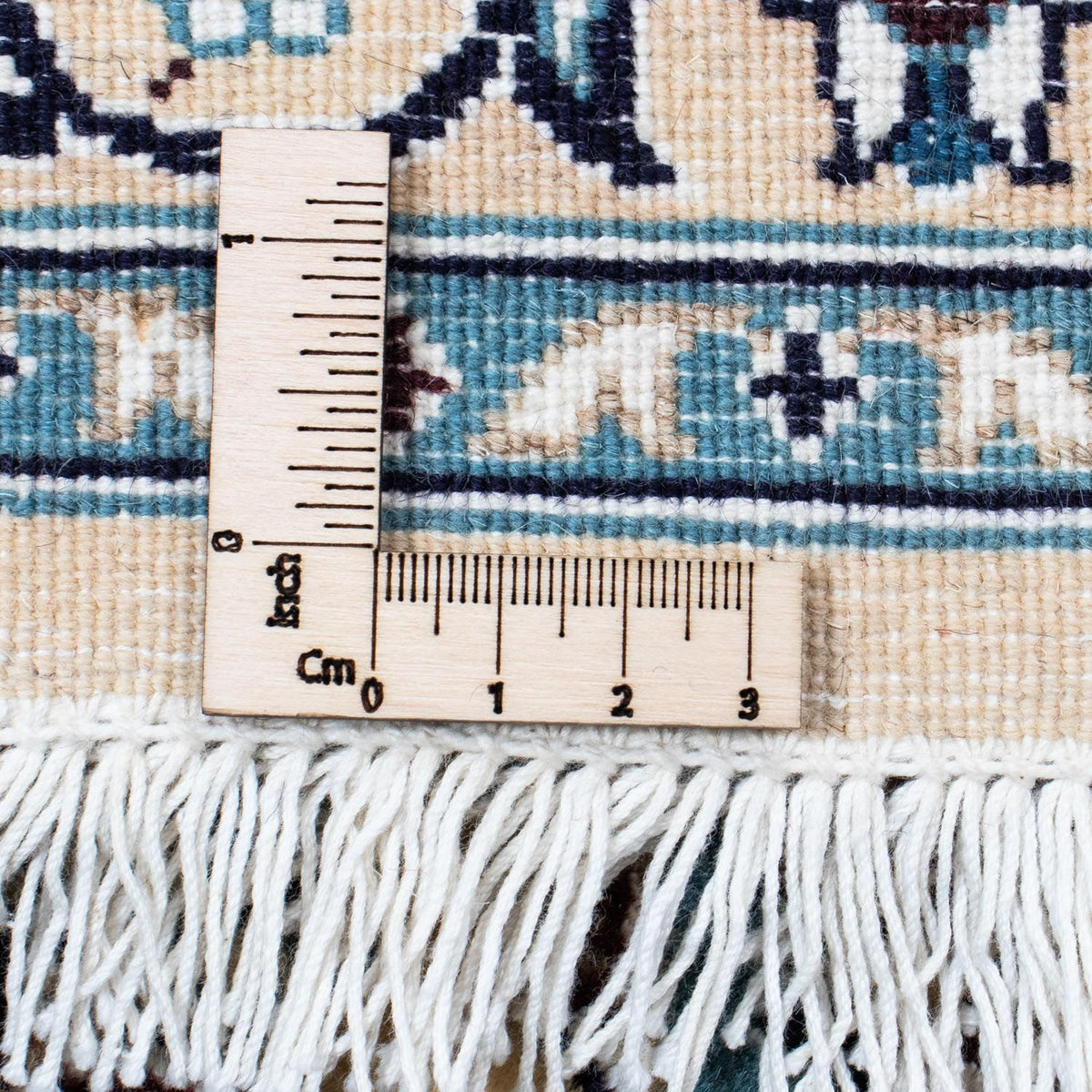 Alfombra Persa - Nain - Real - 286 x 198 cm - negro