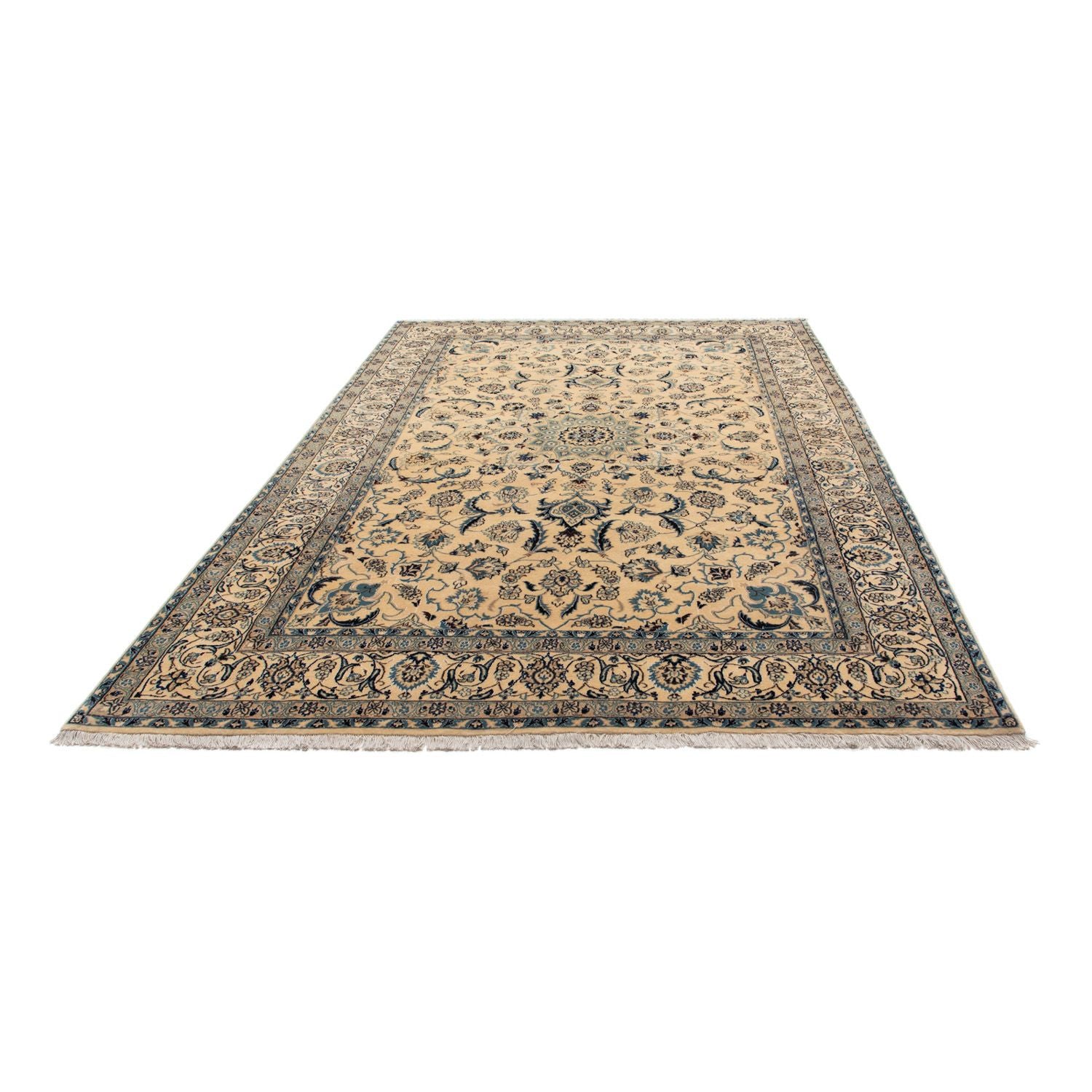 Alfombra Persa - Nain - Real - 282 x 196 cm - beige