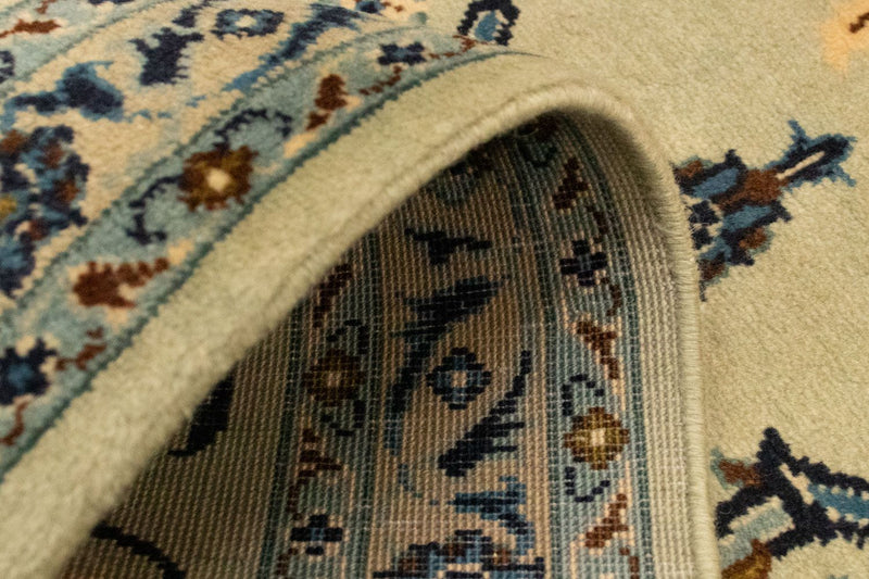 Alfombra persa - Keshan - 138 x 69 cm - verde