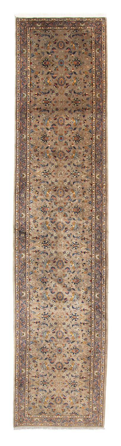 Alfombra de pasillo Alfombra persa - Keshan - 503 x 104 cm - beige