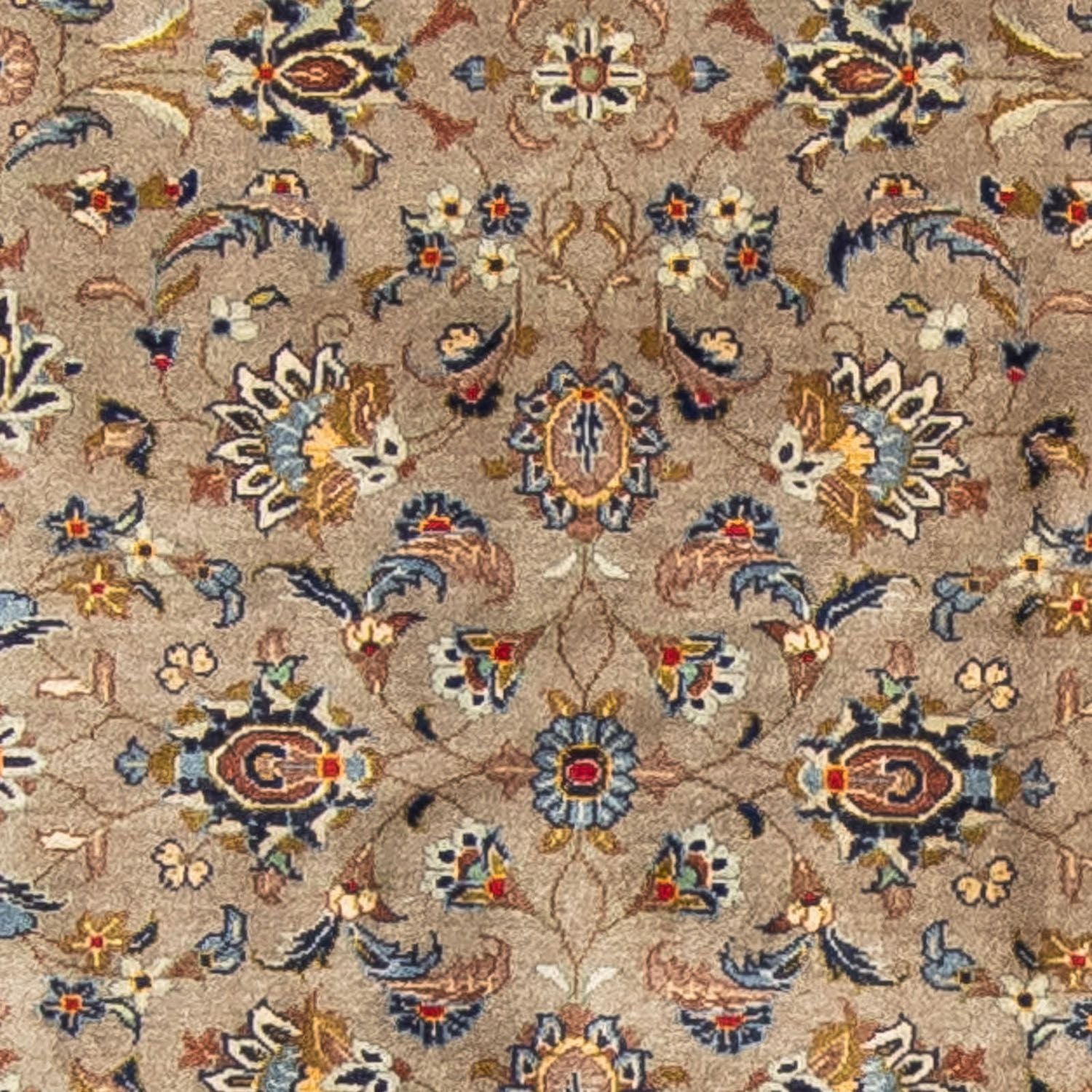 Alfombra de pasillo Alfombra persa - Keshan - 503 x 104 cm - beige
