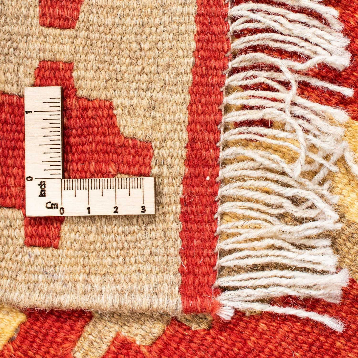 Alfombra Kelim - Oriental - 211 x 155 cm - rojo