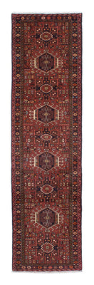 Alfombra de pasillo Alfombra persa - Nómada - 297 x 79 cm - rojo oscuro