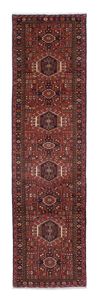 Alfombra de pasillo Alfombra persa - Nómada - 297 x 79 cm - rojo oscuro