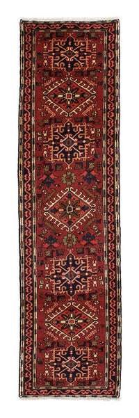 Alfombra de pasillo Alfombra persa - Nómada - 297 x 78 cm - rojo oscuro