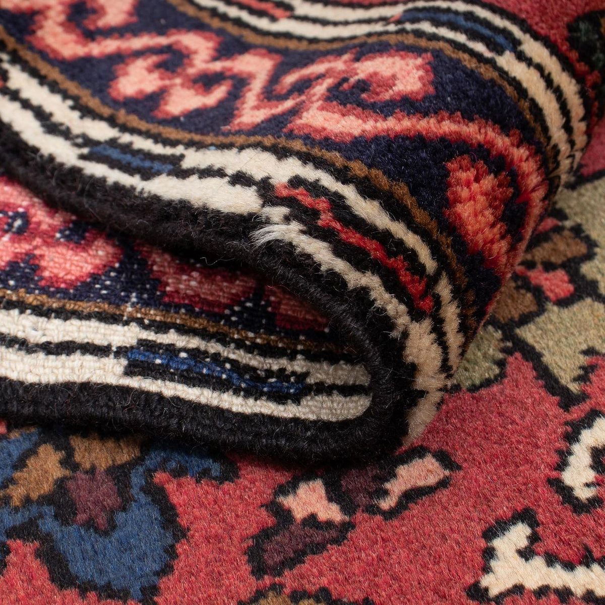 Alfombra de pasillo Alfombra persa - Nómada - 297 x 78 cm - rojo oscuro